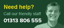 Need help? Call our friendly staff 01313 806555